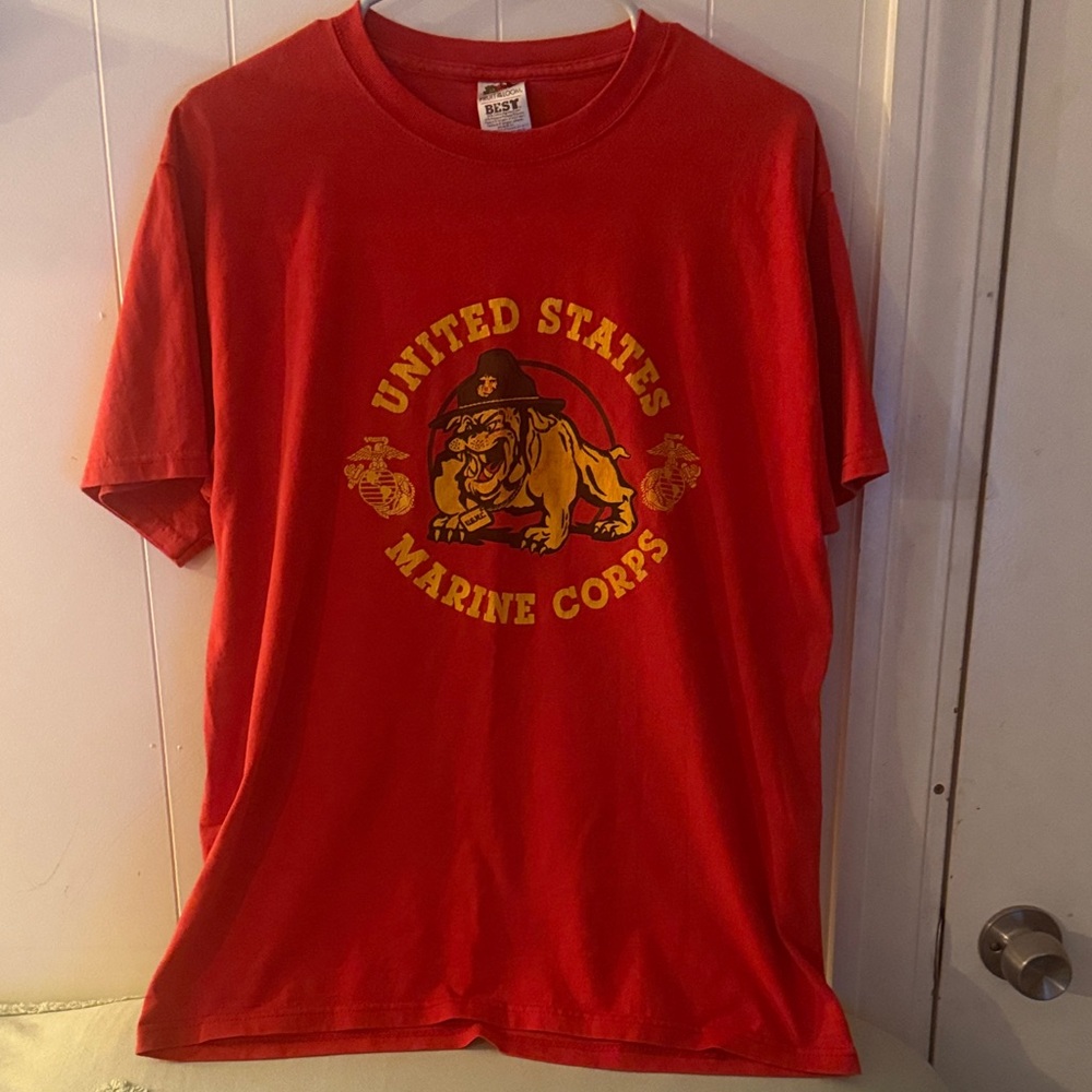 Fruit of the Loom Red United States Marine Corps Graphic Tee